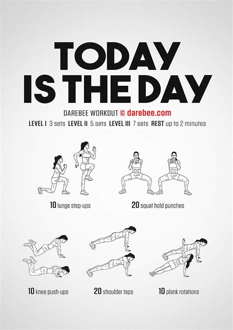 Darebee On Twitter Workout Of The Day Today Is The Day