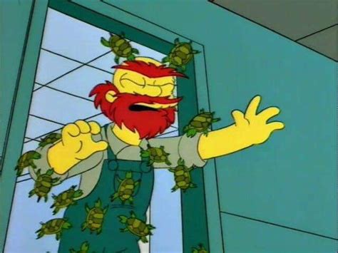 willie save me from the wee turtles they were too quick for me the simpsons simpson the