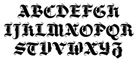 7 Black Letter Font Images Black Letter Alphabet Font Gothic