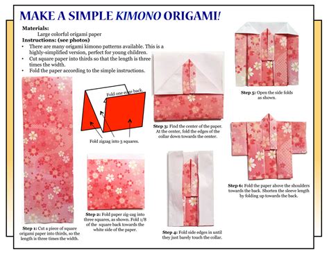 How To Fold Oragami Kimono Origami Sample