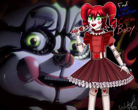 Fnaf Sister Location Circus Baby By Emil Inze On Deviantart