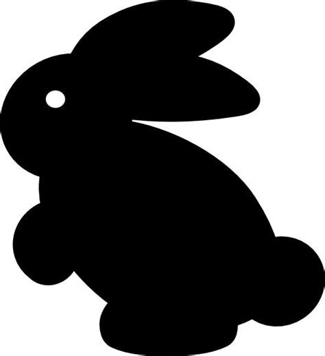 Black Bunny Clip Art At Vector Clip Art Online Royalty