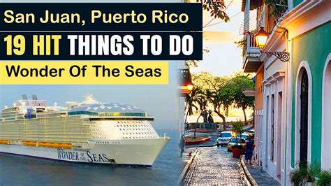 Wonder Of The Seas Shore Excursions San Juan Puerto Rico Youtube