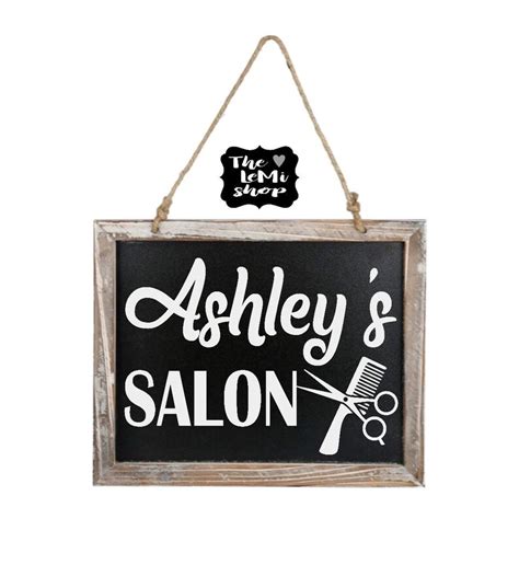 Hair Salon Decor Hair Salon Sign Hair Salon Wall Decor Etsy