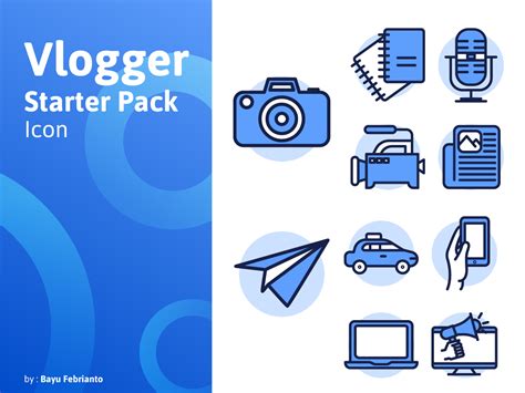 Vlogger Starter Pack Icon Uplabs