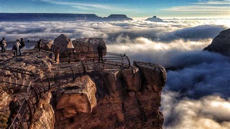 Rare Weather Event Fills Grand Canyon With Fog