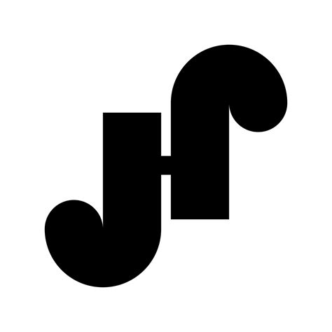 Monogram Ambigram Jhr Simple Logo Design 5654075 Vector Art At Vecteezy