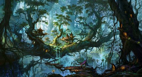 fantasy forest wallpaper hd