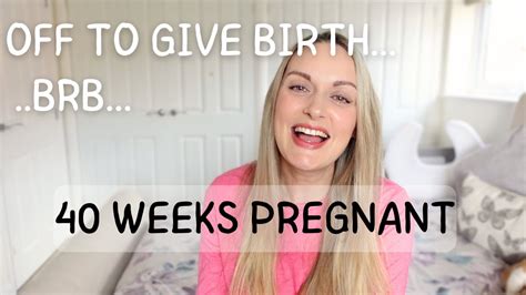 40 Weeks Pregnant And Im In Labour I Need To Get To The Hospital In Time Youtube