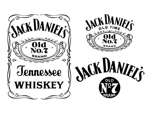 JACK DANIELS SVG EPS PNG Pack 3 Jack Daniels Logos Jack Daniels