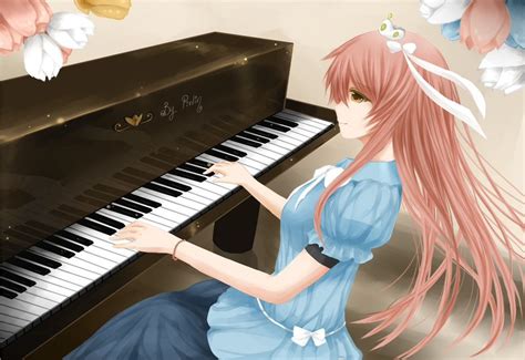 Claudia With Piano By Pinlin Piano Anime Piano Anime