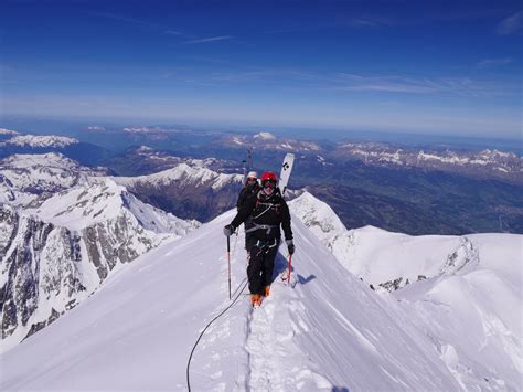 Skiing The Mont Blanc Bureau Des Guides Dannecy