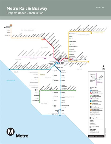 Reisen nach los angeles, usa? Neue LA U-Bahn-Karte - Los Angeles metro future map ...