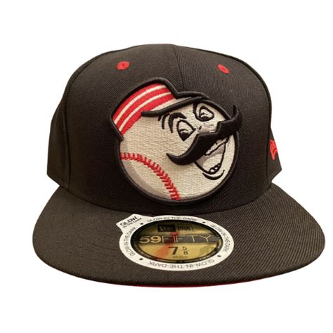 New Era Cincinnati Reds Mr Redlegs Large Head Logo Red Undervisor 59f