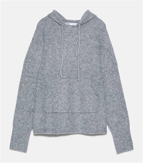Zara Knit Hoodie Work From Home Outfits Knitwear Trends How To Wear