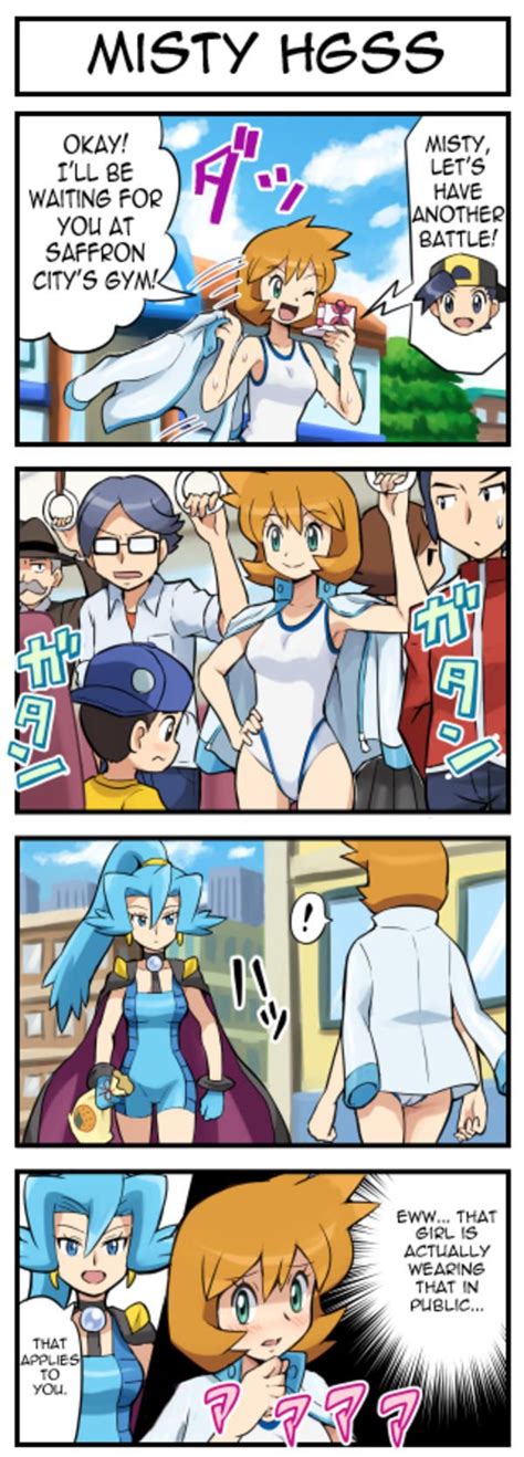Leader Misty Pok Mon Pokemon Funny Pokemon Memes Pokemon Manga