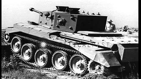 British Centaur And Cromwell Tanks And A Us M 4 Tank Are Compared