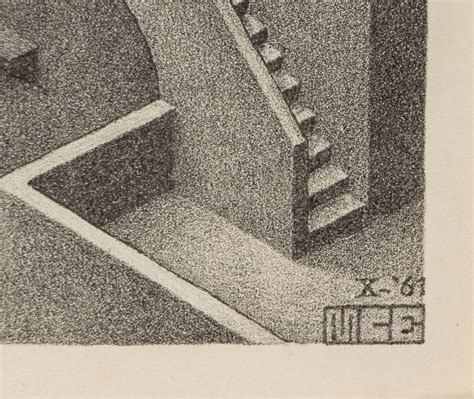 Maurits Cornelis Escher Waterfall 1961 Mutualart