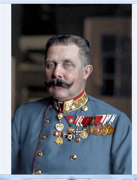 A Colorized Photo Of Archduke Franz Ferdinand On June 28 1914 His