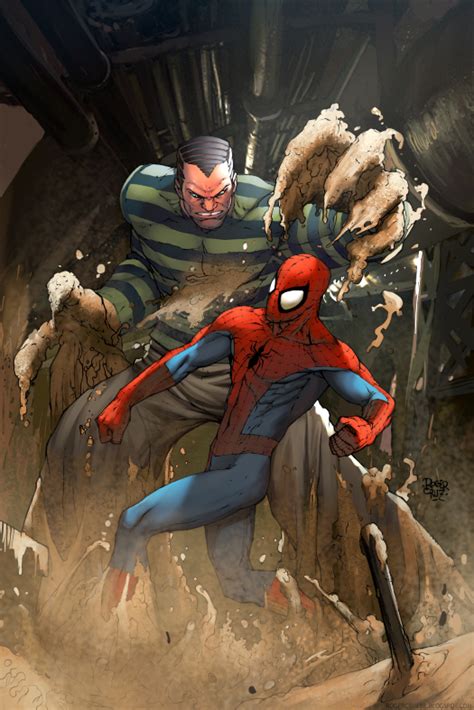 Sandman And Spiderman By Deffectx On Deviantart