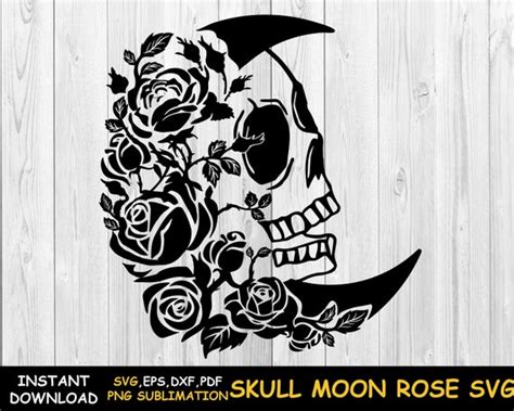 Roses And Skulls Svg - img-extra