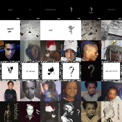 Every Xxxtentacion Album Cover In The Style Of Xxxtentacion Album Cover R Xxxtentacion