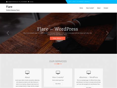 Download Free Flare Wordpress Theme Justfreewpthemes