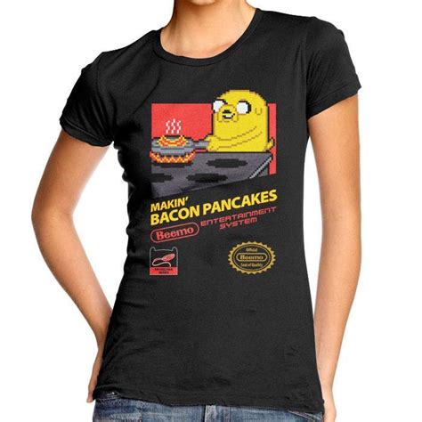 Super Bacon Pancakes Women S Fitted T Shirt We Heart Geeks