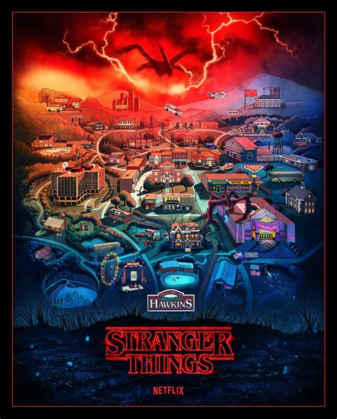 Netflix Reveals ‘stranger Things 4 Episode Titles And First Map Of