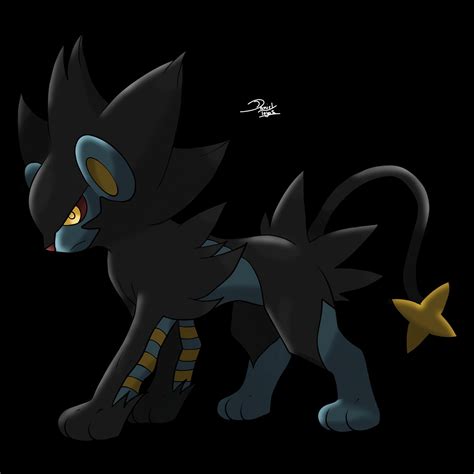 ArtStation - Luxray - Pokemon