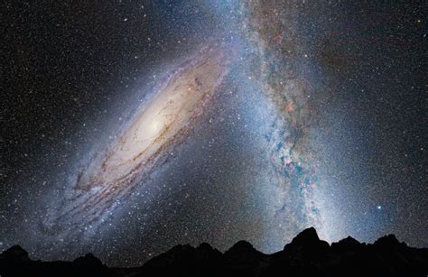 Andromeda And Milky Way Galaxies Are Already Touching Different Impulse