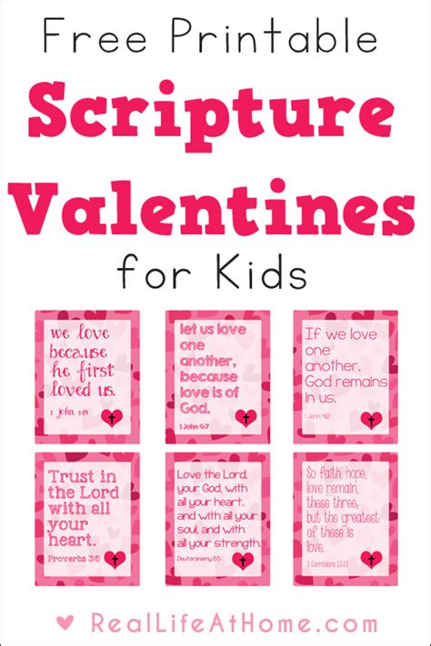 Free Religious Valentine Cards For Kids Printables 247 Moms