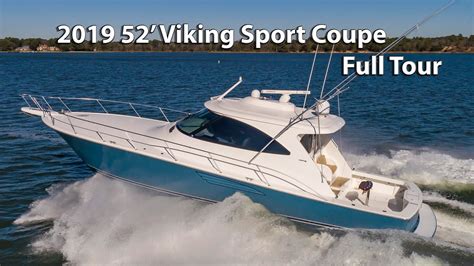 2019 52 Viking Sport Coupe Surf Rider Youtube
