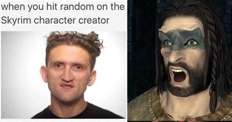 30 Skyrim Character Creator Memes That Are Too Hilarious For Words