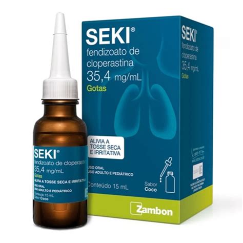 Seki Gotas 20mg 15ml X 1 Ml Zambon Seki 354mgml Caixa Com 1