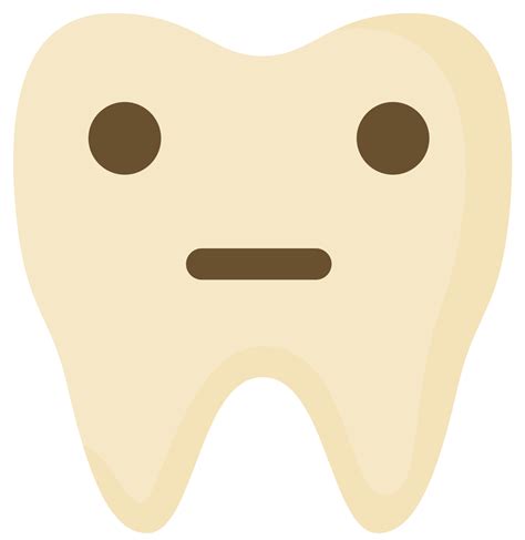 Emoji Tooth Neutral 1202869 Png