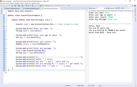 Java Tutorials Scanner Class In Java Collection Framework