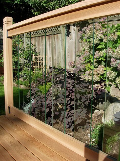 That is why glass deck railings are a great alternative because it is stiff enough to. Clearview Deck Railing Kit | Vista Railings