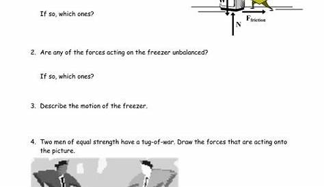 forces worksheet answer key
