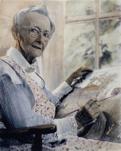 Anna Mary Robertson N1860 1961 Known As Grandma Moses American Folk Artist Oil Over A