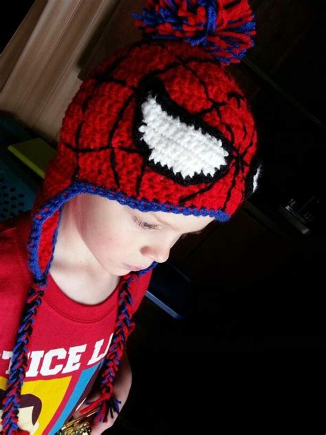 Melodycrochet The Making Of Spiderman Crochet Hat Crochet Kids