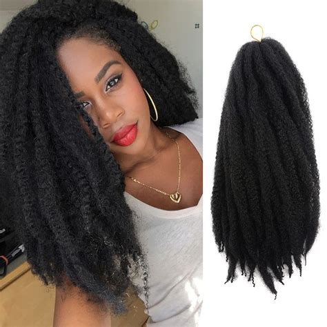 Seal the ends of your hair leaving an extra inch or two at the end. 2020 Hot Slling! 1Packs Marley Braid Hair Afro Twist ...