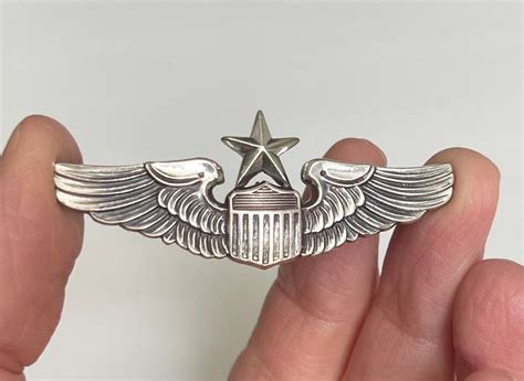 Vintage Wwii Army Wings Pin Hallmarked Ns Meyer Inc New York Air Force