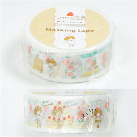 mizutama x furukawashiko x papier platz [cake shop mizutama series] masking tape pastry chef