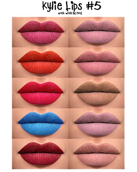 Sims 4 Ccs The Best Lipstick By Sims3melancholic The Sims Sims 4