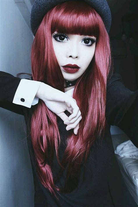 Pin By Melissa On Alternative Goth Beauty Pretty Red Hair Gothic Beauty