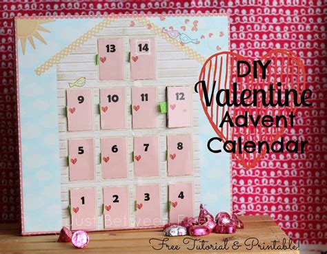 Feeling ambitious and/or have 30 days to the big day? DIY Valentines Advent Calendar | Diy advent calendar ...