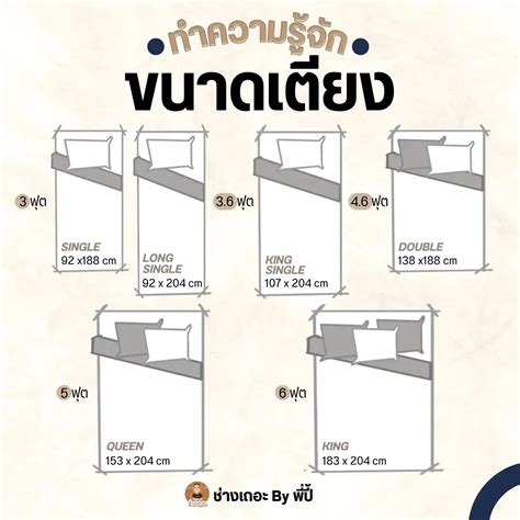 เรียกให้ถูก ขนาดเตียงไม่ได้มีแค่คิงไซส์กับควีนไซส์นะ 🛏️ แกลเลอรีที่