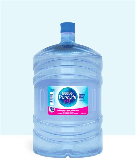 5 Gallon Jugs Purified Bottled Water Nestlé Pure Life