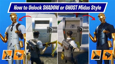 How To Unlock Shadow Or Ghost Midas Style Deliver Legendary Weapons